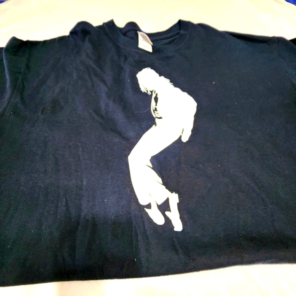 Michael Jackson blk TShirt XL